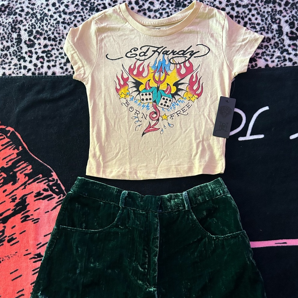 Ed Hardy Born Free Top